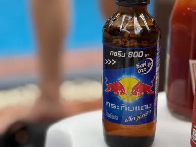 Dag 2 i Thailand | Krating Daeng Taurine 800 mg (sort hætte)